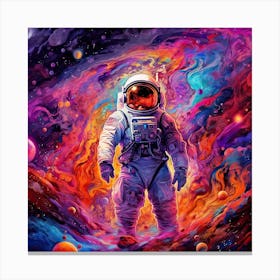 Astronaut Illustration 1 Canvas Print