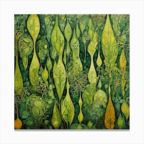 BOTANIC BOHO ART 2 Canvas Print