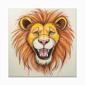 Lion Head 6 Canvas Print