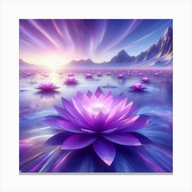 Lotus Flower Canvas Print