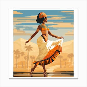 Egyptian Woman 13 Canvas Print