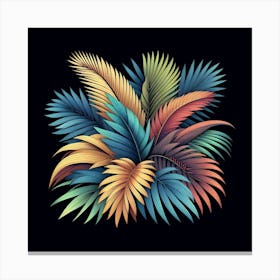 Tropical Leaves Canvas Print