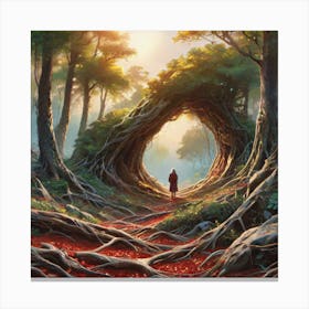 Forest Path Canvas Print