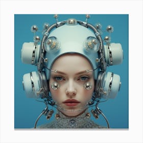 Futuristic Woman Canvas Print