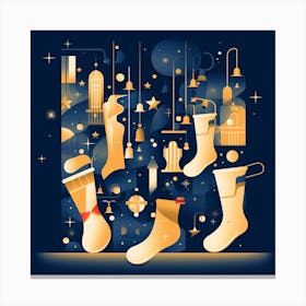 Christmas Stockings Canvas Print