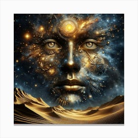 Face Of The Universe 2 Canvas Print