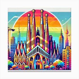 Sagrada Familia 3 Canvas Print