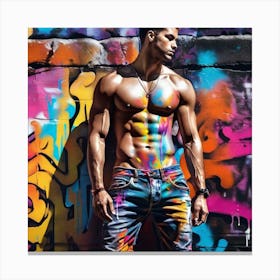 Graffiti Man 2 Canvas Print