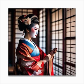 Geisha 167 Canvas Print