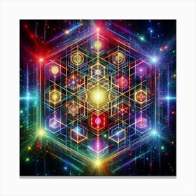 Quantum Grid 2 Canvas Print