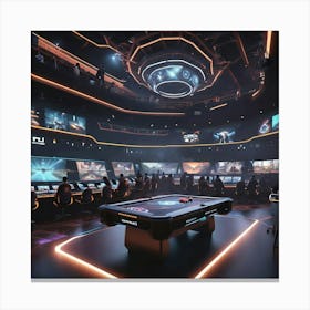 Esports Arena Canvas Print