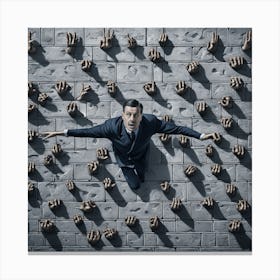 Man In A Suit 26 Canvas Print