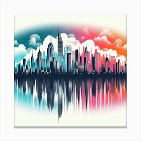 New York City Skyline 23 Canvas Print