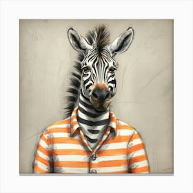 Zebra 9 Canvas Print