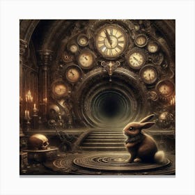 Down The Cyberabbit Hole 7 Canvas Print