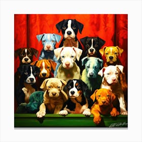 Puppies Nation - Puppies Everything Canvas Print