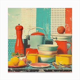 Vintage Kitchen 2 Canvas Print