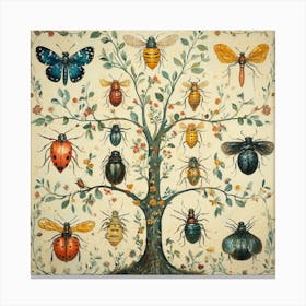 Beetle Tree Art 2 Canvas Print