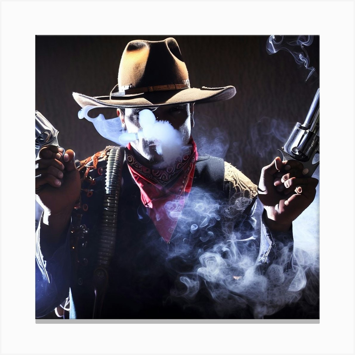 Texas Rangers Armed With Revolvers And Rifles Art: Canvas Prints, Frames &  Posters