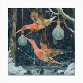 Night Whisperers (Ii) Canvas Print