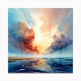 Atmospheric Abstraction Canvas Print