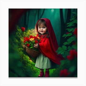 Little Red Riding Hood Canvas Print