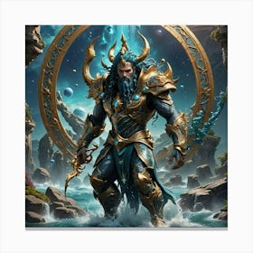 God Of War Canvas Print