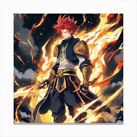 LORD OF THE FLAMES Canvas Print