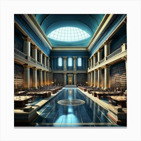 Library 3 Canvas Print