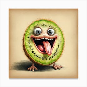 Kiwi Fruit 3 Canvas Print