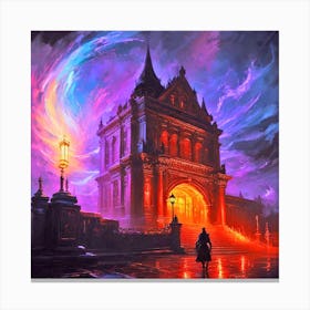 Night In The City 9 Canvas Print