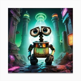 Wall E Robot Canvas Print