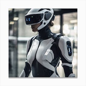 Futuristic Woman 86 Canvas Print