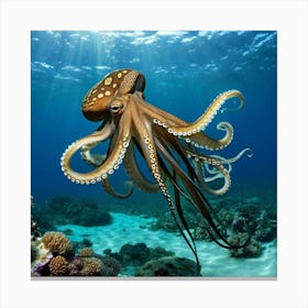 Octopus 9 Canvas Print