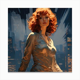 Black Widow Canvas Print