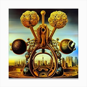 Clockwork City Canvas Print