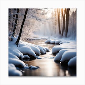 Snowy River Canvas Print