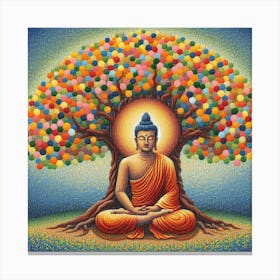 Buddha Tree 1 Canvas Print