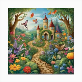 Fairytale Castle Canvas Print