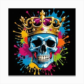 Graffiti Skull 5 Canvas Print