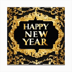 Happy New Year 82 Canvas Print