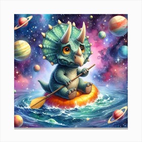 Triceratops Canvas Print