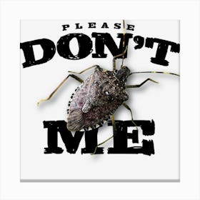 Don T Bug Me Canvas Print