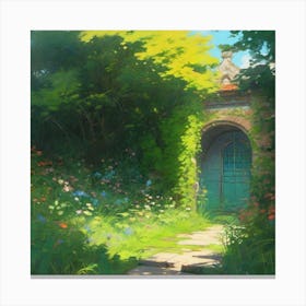 Garden Path Canvas Print