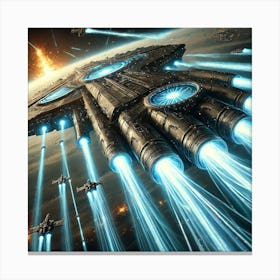 Gravity Disruptors Converted Canvas Print