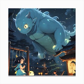 Monster Canvas Print