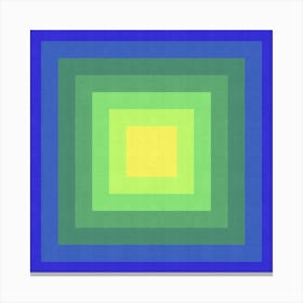 Gradient squares 5 Canvas Print