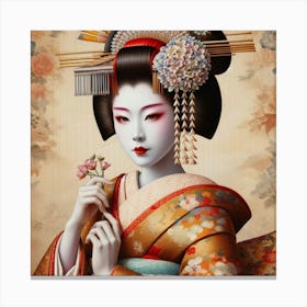 Geisha Canvas Print