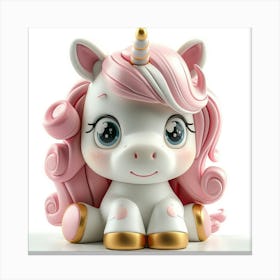 Unicorn Figurine 93 Canvas Print