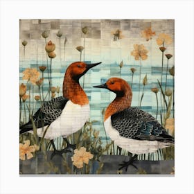 Bird In Nature Canvasback 1 Canvas Print